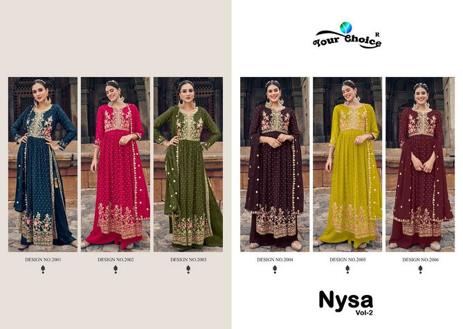 Your Choice Nysa Vol 2 Festive Wear Wholesale Designer Salwar Suit Catalog
